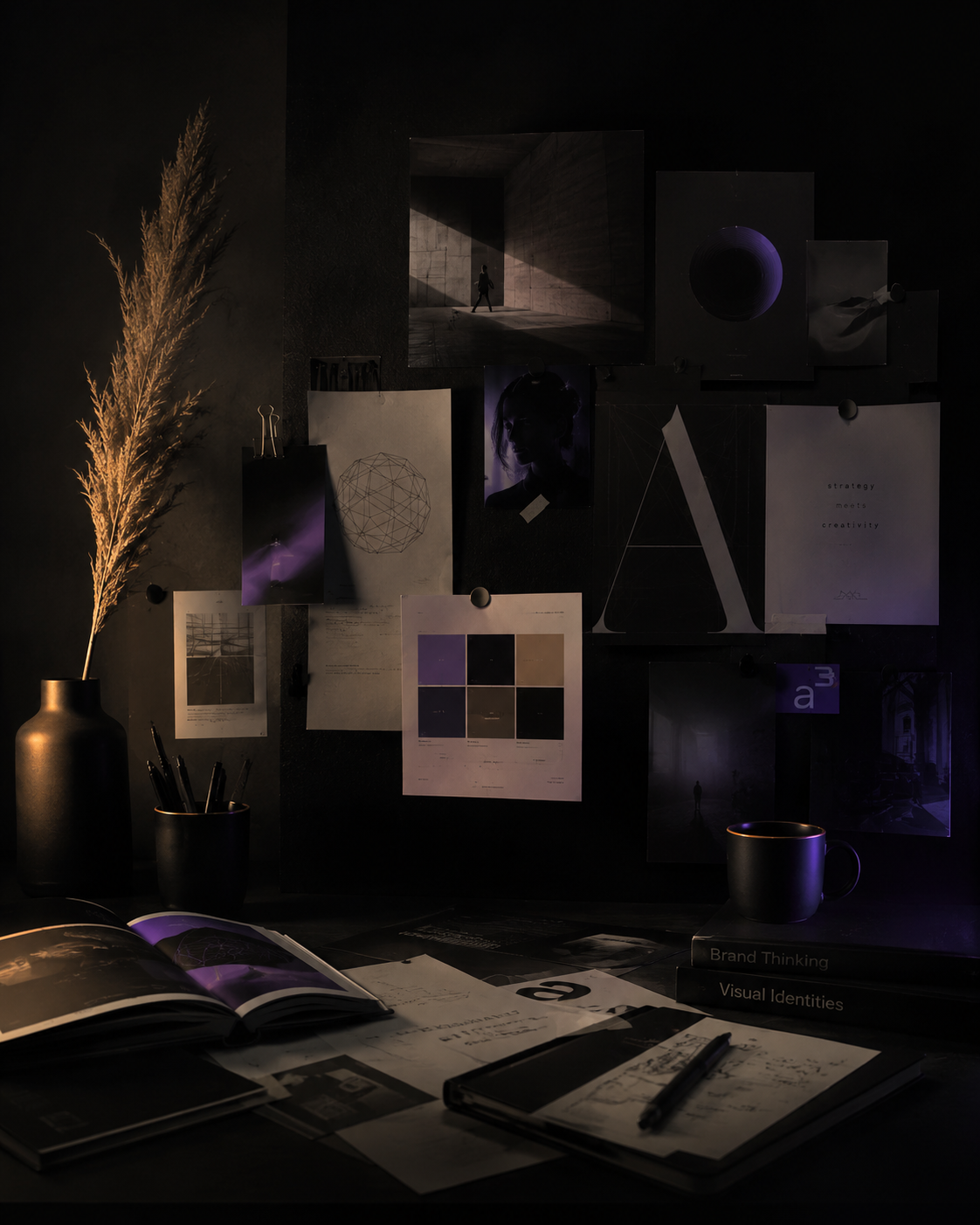 Aküp Creative moodboard